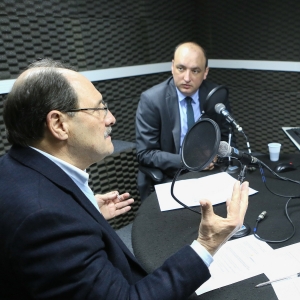 Governador Sartori e secretário Cleber Benvegnú participaram, nesta quinta-feira (11), do programa Governo em Rede