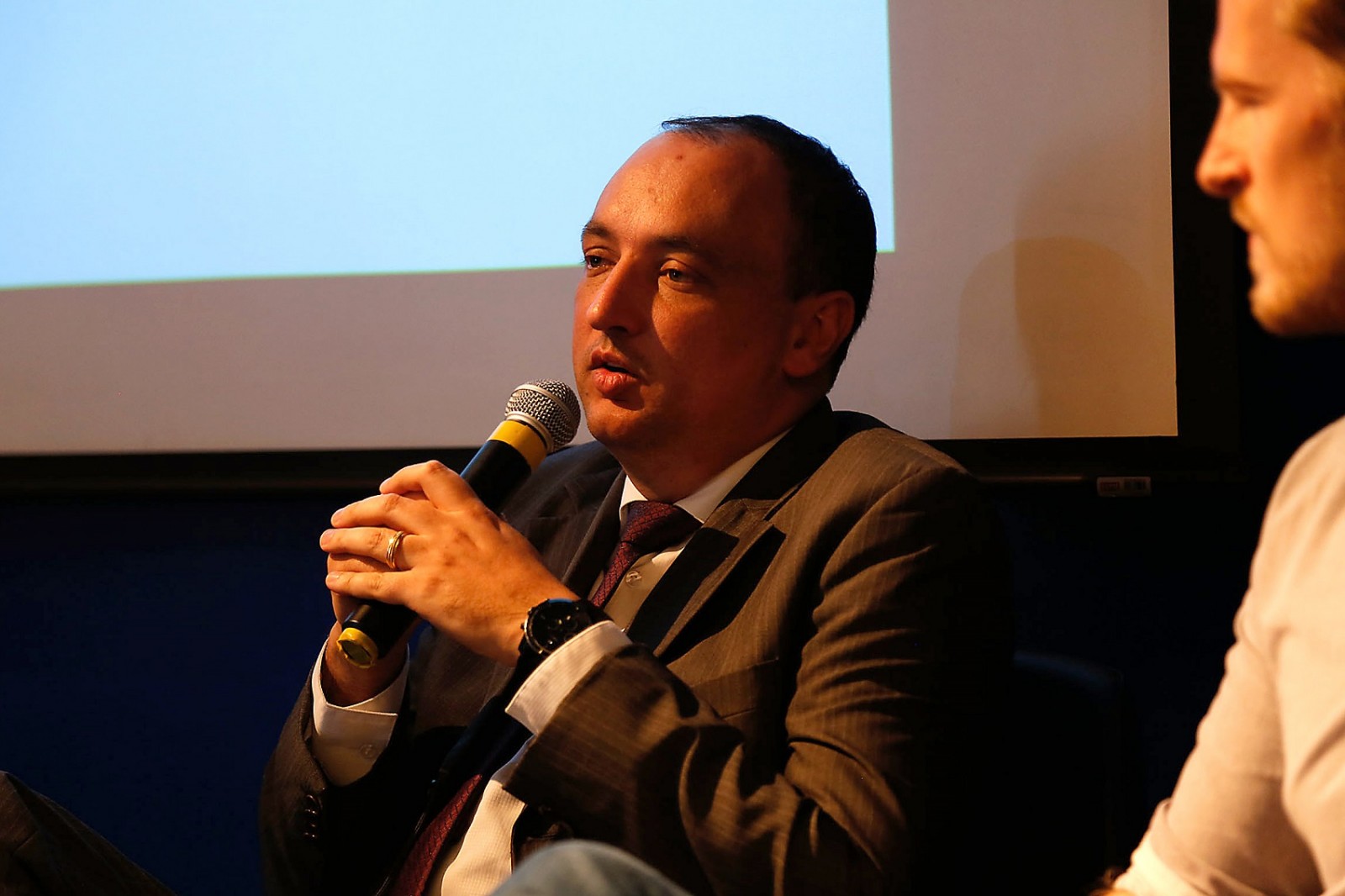 Secretário de Comunicação, Cleber Benvegnú, prestigiou o evento no auditório da ESPM