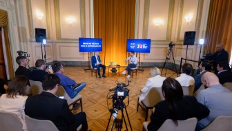 Coletiva para emissoras de rádios do Estado